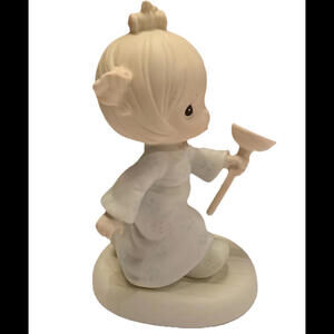 🌼Enesco Precious Moments Collection Faith Takes The Plunge 1987 Figurine No Box